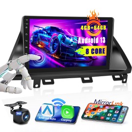 【4G+64G】 Hikity Android 13 Car Stereo for 2005-2010 Honda Odyssey Radio with Wireless Apple Carplay Android Auto, 10.1'' IPS Touch Screen Radio, Bluetooth GPS WiFi 32EQ DSP FM RDS SWC+MIC, Backup Cam