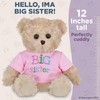 Bearington Ima Big Sister Teddy Bear, 12 Inch Big Sister