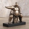 Veronese Design 4 7/8 Inch Japanese Abstract Sumo Wrestler Squat