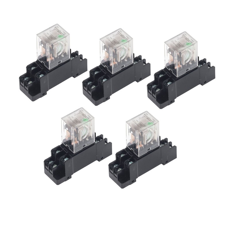 5PCS Coil Power Relay JQX 13F 24V General Purpose Electromagnetic
