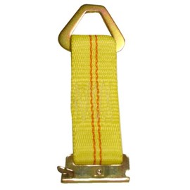 KEEPER 04316 2" X 7" E-Track Tie Off, with E-Clip, 2,000 lbs Working Load Limit 2 pk.