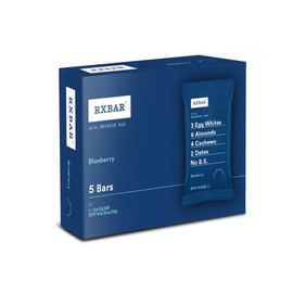 RXBAR, Blueberry, Protein Bar, 1.83 Ounce (Pack of 5), High Protein Snack, Gluten Free