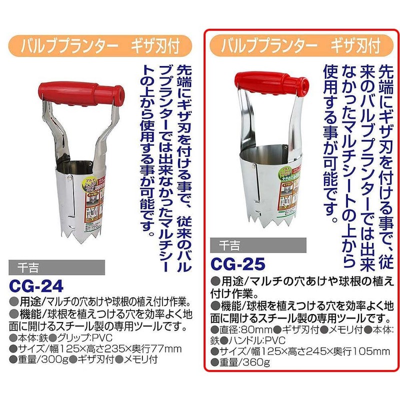 Senkichi Valve Planter with Giza Blade CG-25, Large (Diameter 3.1