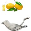 1pc Silver Manual Lemon Juicer,Exquisite Bird Stainless Steel Manual Lemon