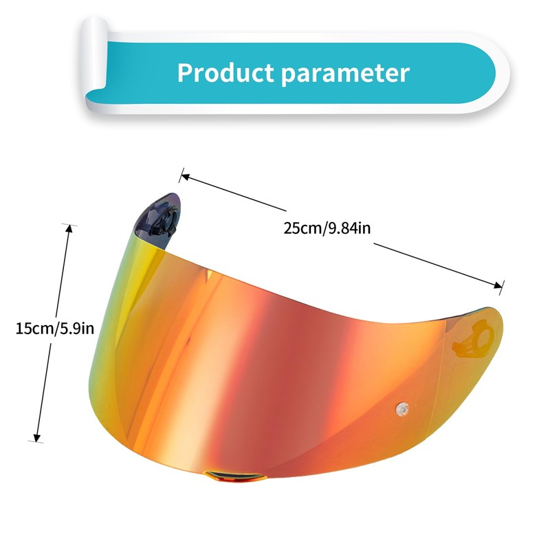 K1 Helmet Visor Replacement, Motorcycle Helmet Tinted Visor Face Shield