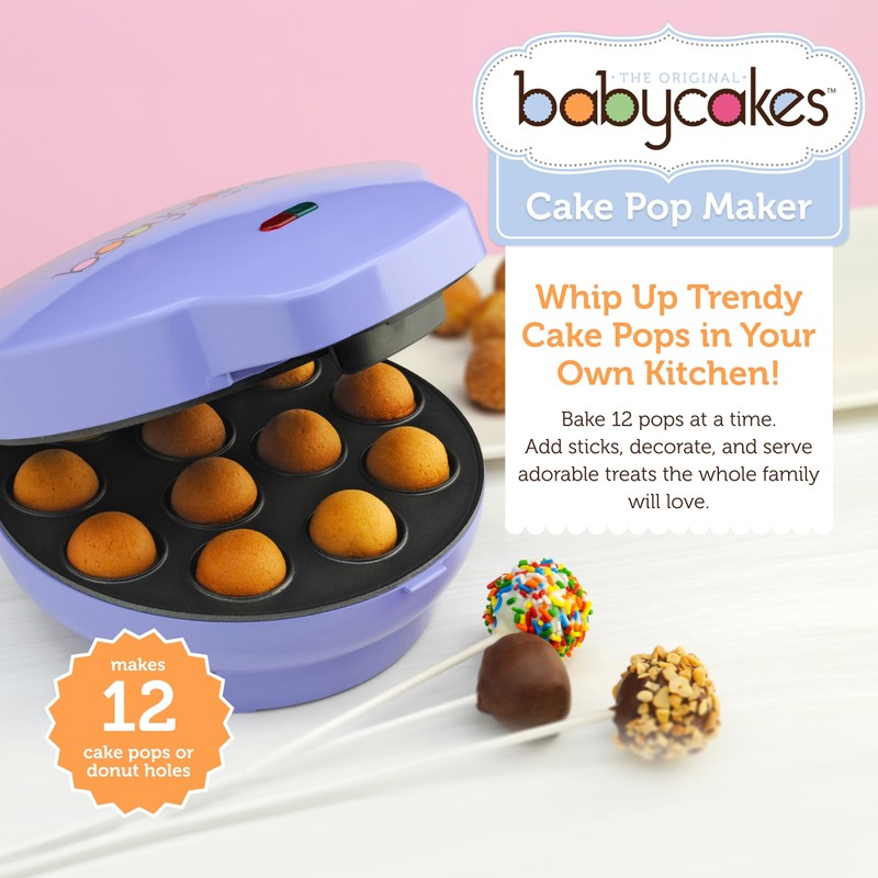 Babycakes Cake Pop Maker by Select Brands - Kit for