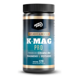 Citrato de Magnesio y Potasio – Energía, Anticalambres, Salud Muscular, Nerviosa y Cardiovascular, Equilibrio Electrolitos, Recuperación y Rendimiento Deportivo | K-Mag BPN-Pro 120 Cápsulas