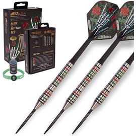 CUESOUL Jazz-Metal 21g Steel Tip 90% Tungsten Dart Set with Integrated Dart Flights