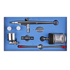 CYBERNOVA Double-Action Trigger Air-Paint Control Airbrush -0.2mm/0.3mm/0.5mm Needle (SP134)