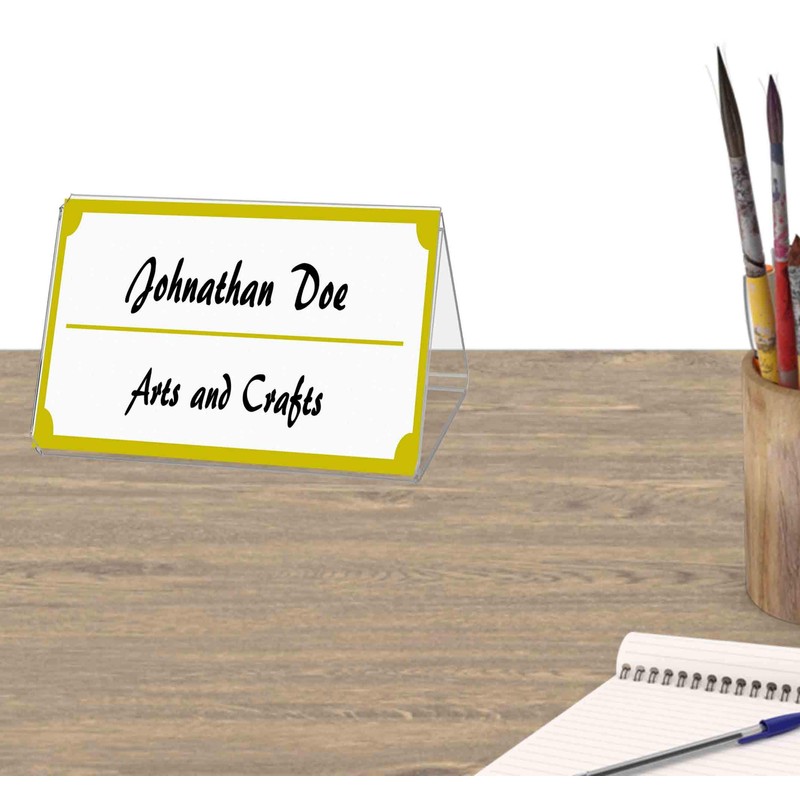 Marketing Holders Three-Sided Table Frame for 5"w x 7"h Inserts