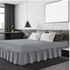 Linen Home Extra Deep Frilled Fitted Valance Sheet Double Bed