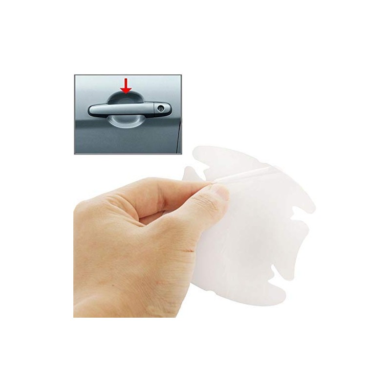 4 x Universal Car Door Handle Paint Protection Film Protective