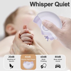 2 in 1 Electric Polishing Automatic Nail Clippers,New Electric Nail Clipper Nail Trimmer with 2 Adjustable Speeds,Safe Nail Trimmer Electric Automatic for Adults,Kids, Seniors,Christmas Gift.（Black