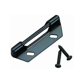 Hampton Products International Black Screen Door Strike Plates V777STBL