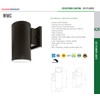 Westgate Lighting Outdoor LED Cylinder Light - Dimmable Up/Down Wall