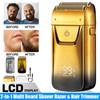 Wet/Dry Men's Beard Shaver USB Electric Shaver Razor Strong Reciprocating