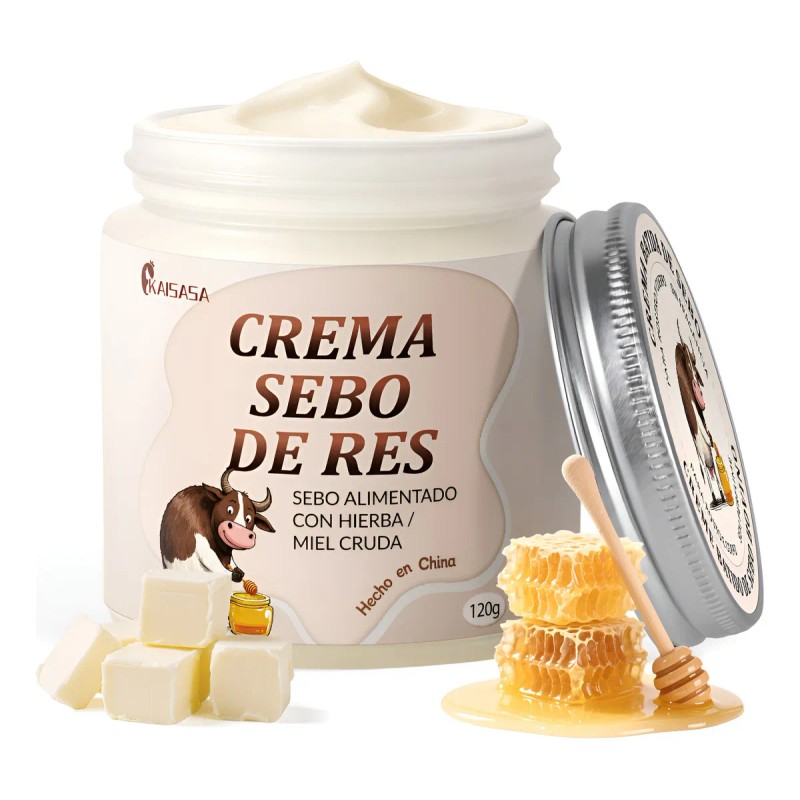 Kaisasa Crema Sebo Res Miel Cuidado Corporal 120g