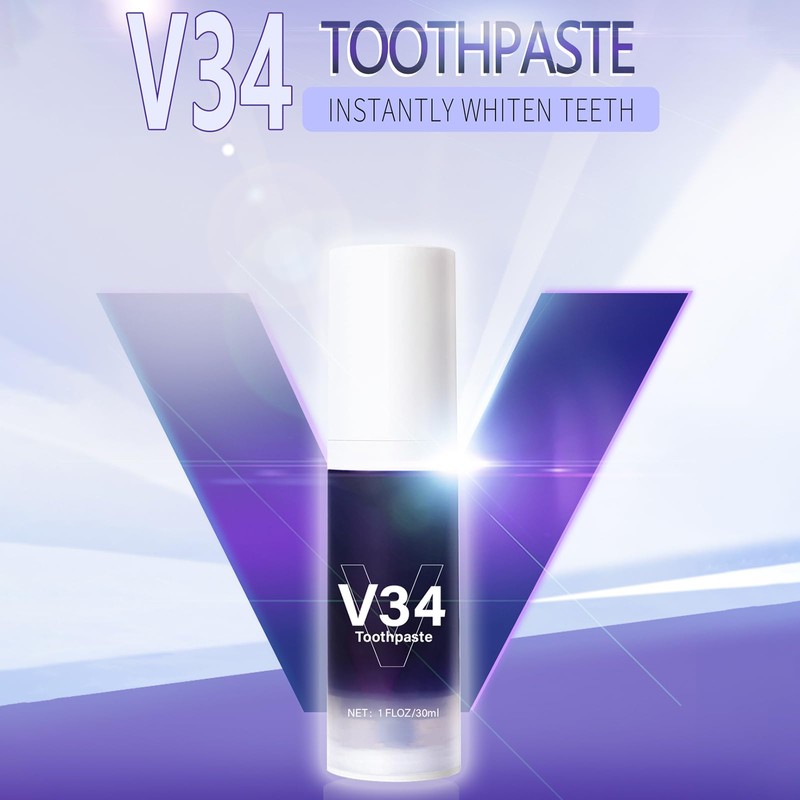 Eazerom 04 Toothpaste White Teeth, 30 ml Purple Toothpaste for