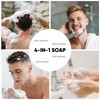 Rinse & Robust Mens Pine Tar Soap Bar Set, 4