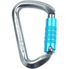 ProClimb Aluminum D Carabiner - Triple-Locking Gate 28kN
