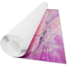 Alcohol Ink Paper Roll - Heavyweight Synthetic Paper (24"x50", 200gsm) - Extra Smooth Non-Porous Surface for Alcohol Ink, Watercolor, and Mixed Media Art