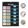 ANSTROUT Small Group Management Pocket Chart with 96 Cards Classroom