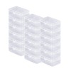 24 Pack Small Clear Plastic Storage Containers with Lids,Beads Storage
