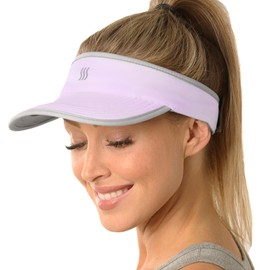 SAAKA Super Absorbent Visor for Women. Premium Packaging. Running, Tennis, Golf & All Sports. Lightweight & Adjustable. Lavender