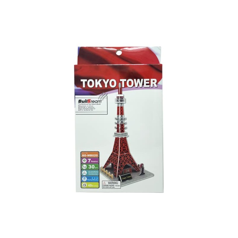 Famous Building 3D Puzzle (Tokyo Tower)