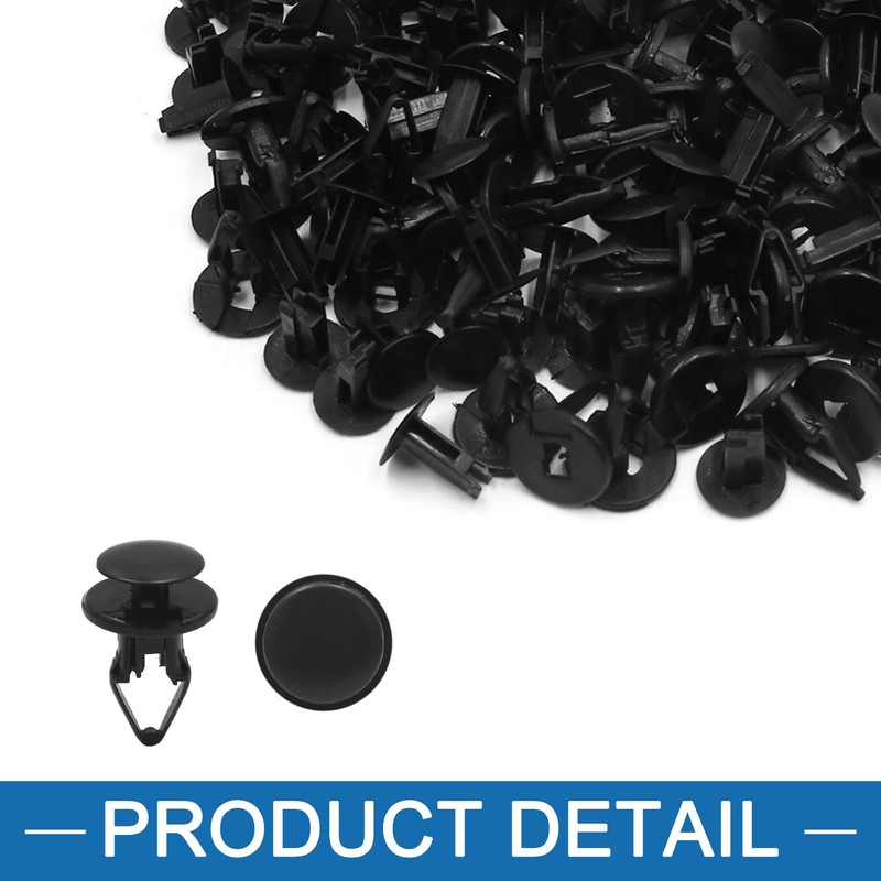 A ABSOPRO 12mm Hole Rivets Bumper Fender Retainer Clip Plastic