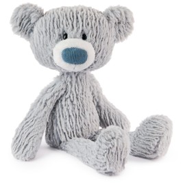 GUND Toothpick Wavy Bear, Teddy Bear Stuffed Animal for Ages 1 and Up, Gray, 15”