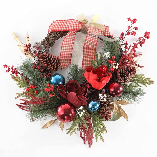 SAFAVIEH Home Collection 28-inch Decorative Artificial Magnolia Oval Wreath with