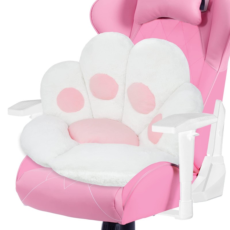 ELFJOY Comfy Chair Cushion Plush Cat Paw Cushion Kawaii Home