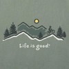 Life is Good Men's Standard Crusher Tee, Short Sleeve Cotton