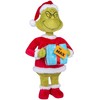 Gemmy Holiday Greeter Grinch w/Present OPP Dr.Seuss, Multi