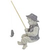 Design Toscano Frederic the Little Fisherman of Avignon Boy Fishing