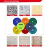 DT-DIATOOL Dry Diamond Polishing Pads 4 Inch for Granite Marble