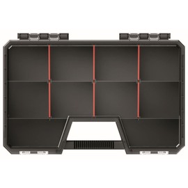 Kistenberg Assortment Box, Sorting Box, Small Parts Magazine Organiser (Transparent Lid, Includes Dividers, Modular Solution, Dimensions: 294 x 194 x 60 mm)