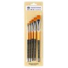 HWAHONG Art Paint Brush Set, 5 Pieces, Synthetic, 950 Series,