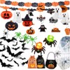Halloween Decorations Outdoor And Indoor Set,60 Pcs Scary 3D Bat