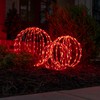 LED Light Ball Indoor-Outdoor Christmas Lighted Sphere Balls Party Decorations,
