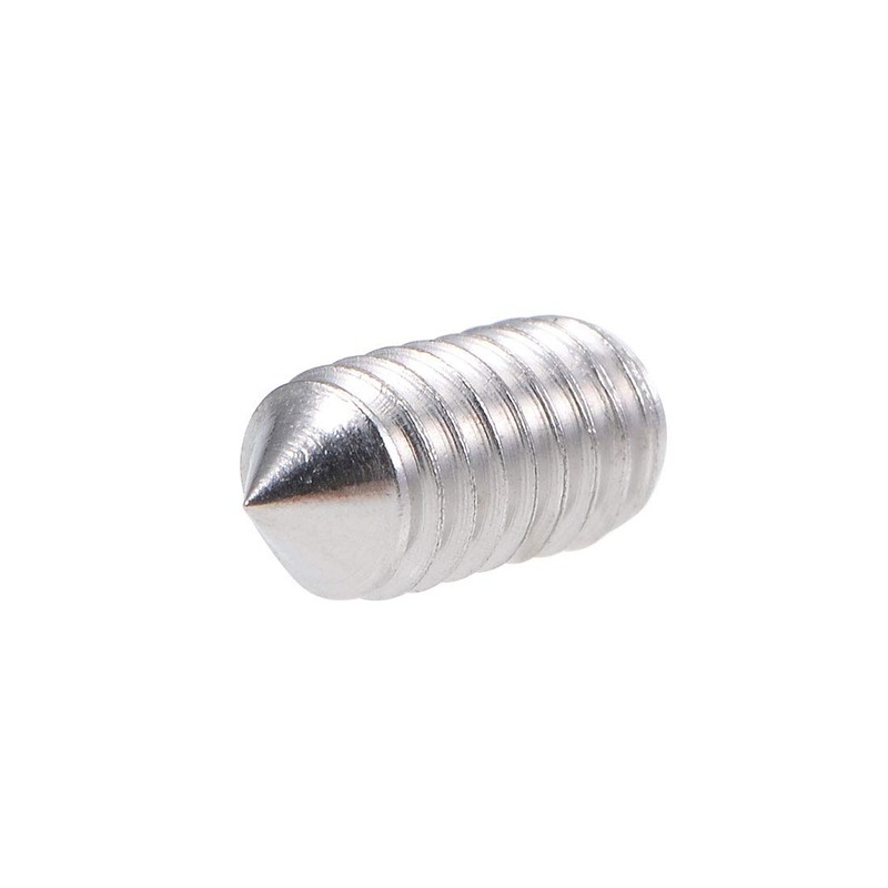 uxcell 50Pcs M3x6mm Internal Hex Socket Set Grub Screws Cone