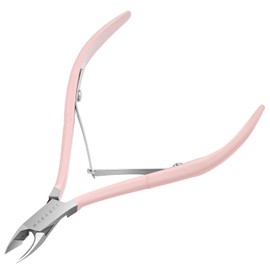 Makartt - Pinzas para cutículas, color rosa, cortadora de cutículas, extremadamente afilada, cortadora de cutículas, cuidado de uñas para manicura