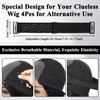 ROBOHOOK 6PCS Elastic Band for Wigs, Adjustable Wigs Band No