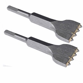 ACTINTOOL 6 1/8 in. x 1 1/2 in. Sds Plus Mortar Raking Chisel, Mortar Joint Removal SDS Plus Chisel Bit, Sds Plus Tuckpointing Tool(Pack of 2)