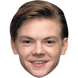 Thomas Brodie-Sangster (Smile) Celebrity Mask, Flat Card Face, Fancy Dress Mask