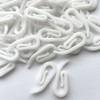 White Plastic Curtain Hooks For Heading Curtains, Window Curtains, Curtain