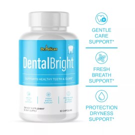 Pelican Vitamins Dental Bright- Oral Support- 2 Bottles- 120 Capsules