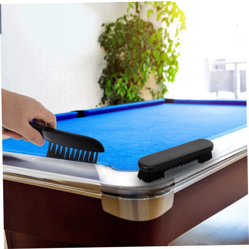 Ipetboom Ergonomic Billiard Table Cleaning Brush with Wooden Handle and
