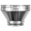 Repa Market 12" to 8" Inch Duct Reducer/Increaser – Galvanized